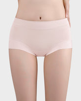 Mid-Waist Cotton Antibacterial Boxer Panties (5 Pack)